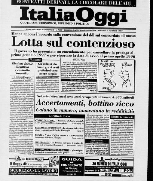 Italia oggi : quotidiano di economia finanza e politica